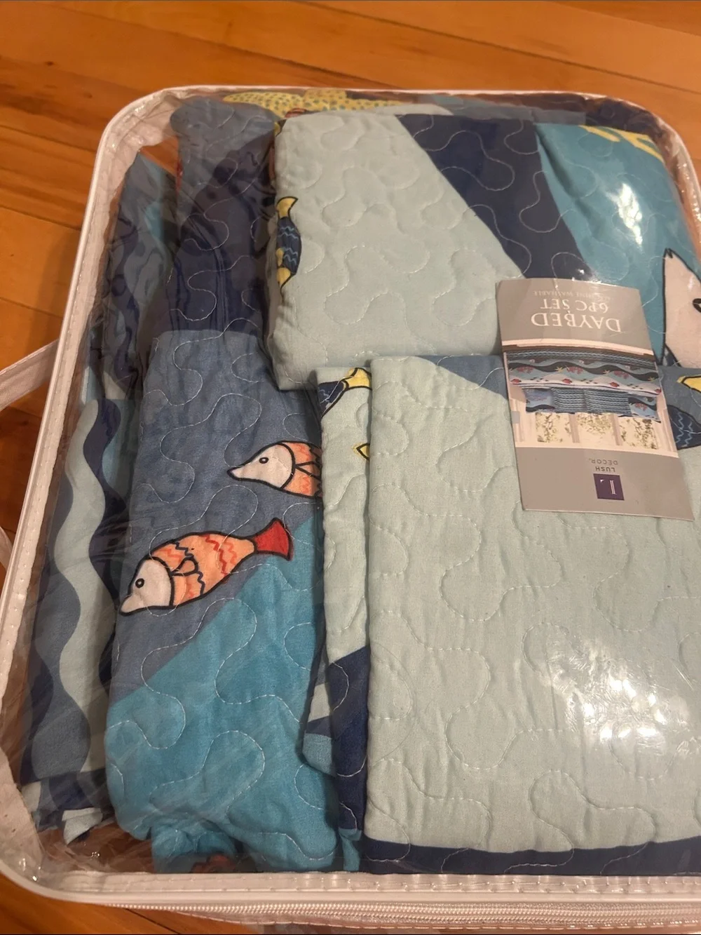 Aqua Blue Daybed 6-Piece Comforter Set